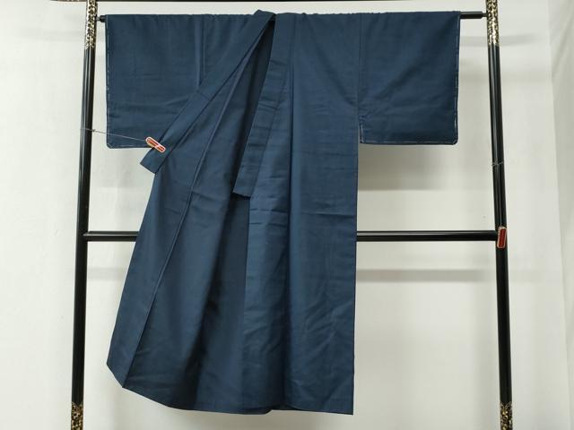 平和屋着物●男性 紬 アンサンブル 100亀甲 羽裏：虎 正絹 逸品 未使用 CABB4712yc