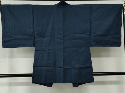 平和屋着物●男性 紬 アンサンブル 100亀甲 羽裏：虎 正絹 逸品 未使用 CABB4712yc