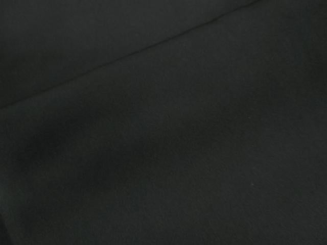 平和屋着物●男性　黒紋付　羽織セット　羽裏：虎・龍　正絹　逸品　CABB4716yc