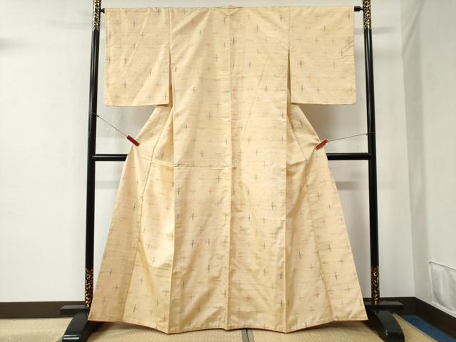 平和屋着物●上質な紬 吉祥文 高島屋金ラベル 正絹 逸品 CABB4730yc