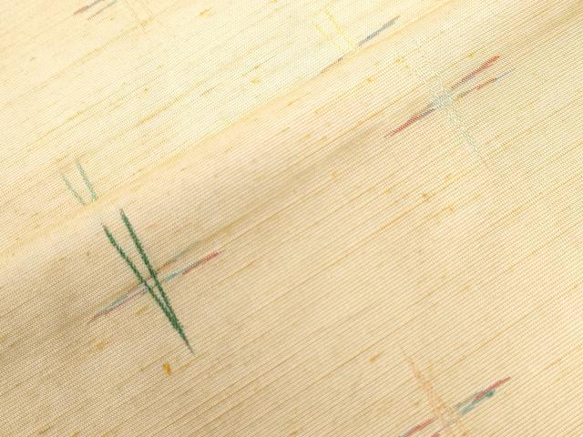 平和屋着物●上質な紬 吉祥文 高島屋金ラベル 正絹 逸品 CABB4730yc