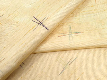 平和屋着物●上質な紬 吉祥文 高島屋金ラベル 正絹 逸品 CABB4730yc