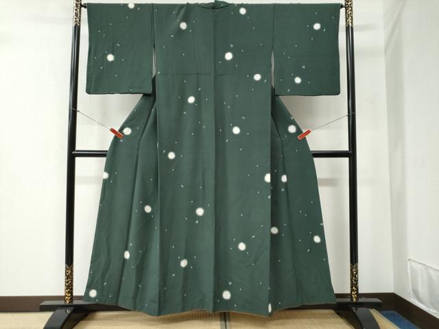 平和屋着物●上質な小紋 蛍暈し 正絹 逸品 CABB4737yc