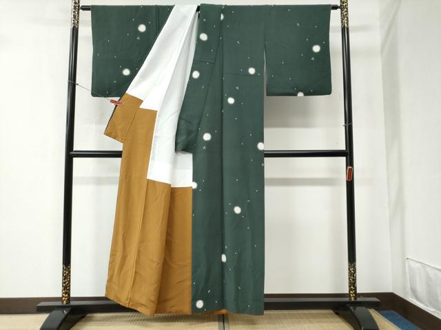 平和屋着物●上質な小紋 蛍暈し 正絹 逸品 CABB4737yc