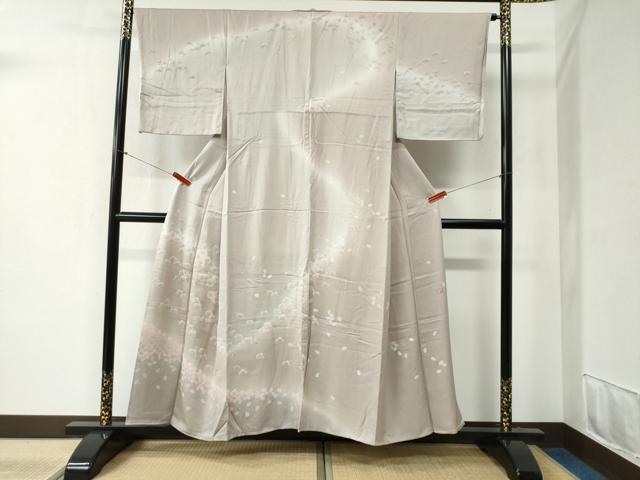 平和屋着物●訪問着 作家物 桜 暈し染め 金彩 正絹 逸品 CABB4738yc