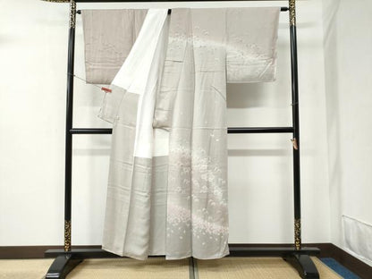 平和屋着物●訪問着 作家物 桜 暈し染め 金彩 正絹 逸品 CABB4738yc