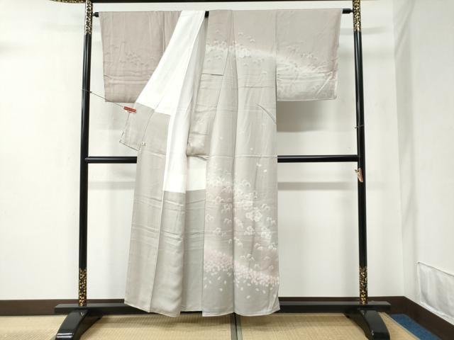 平和屋着物●訪問着 作家物 桜 暈し染め 金彩 正絹 逸品 CABB4738yc