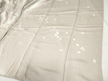 平和屋着物●訪問着 作家物 桜 暈し染め 金彩 正絹 逸品 CABB4738yc
