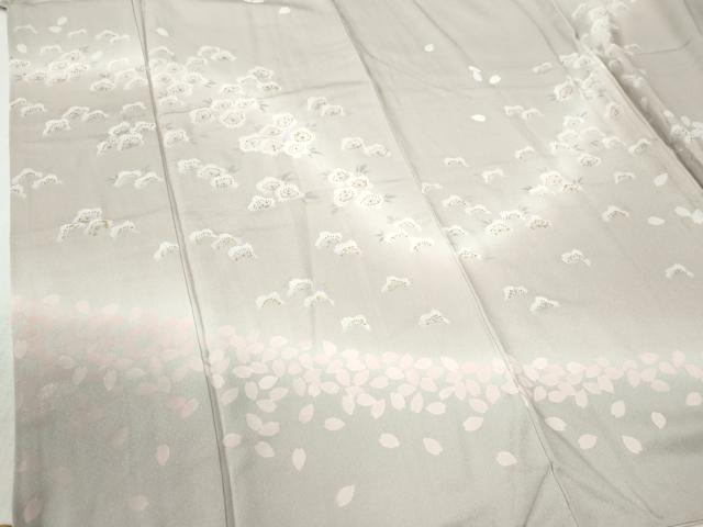 平和屋着物●訪問着 作家物 桜 暈し染め 金彩 正絹 逸品 CABB4738yc