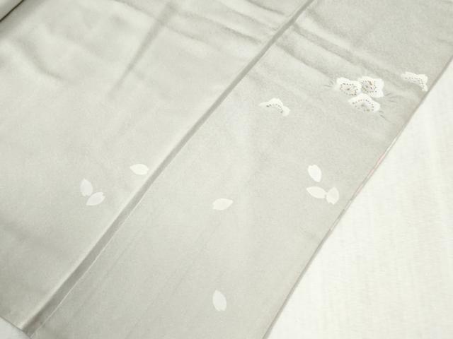 平和屋着物●訪問着 作家物 桜 暈し染め 金彩 正絹 逸品 CABB4738yc