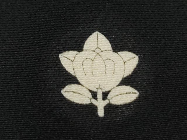 平和屋着物●本加賀友禅作家 稲手明仁 黒留袖 遠山飛鶴浜松風景文 正絹 逸品 CABB4739yc