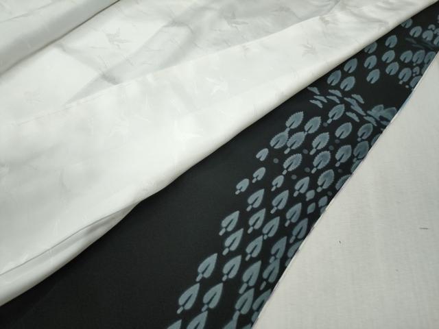 平和屋着物●豪華黒留袖 絞り 樹林文 金銀糸 正絹 逸品 CABB4740yc