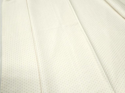 平和屋着物●男性 色紋付 羽織セット 菱吉祥文 金糸 キングサイズ 正絹 逸品 CABB4746yc