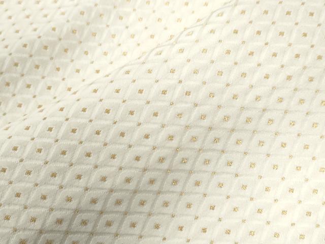 平和屋着物●男性　色紋付　羽織セット　菱吉祥文　金糸　キングサイズ　正絹　逸品　CABB4751yc
