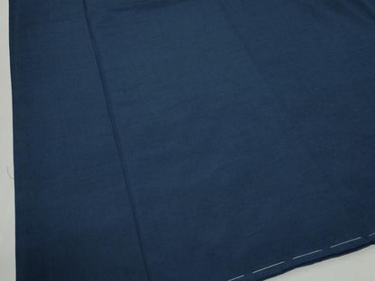 平和屋着物●男性 紬 アンサンブル 色無地 紺青色 正絹 逸品 未使用 CABB4752yc