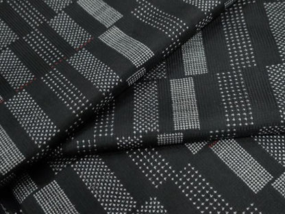 平和屋着物●本場大島紬 7マルキ 横段吉祥文 正絹 逸品 未使用 CABB4766yc