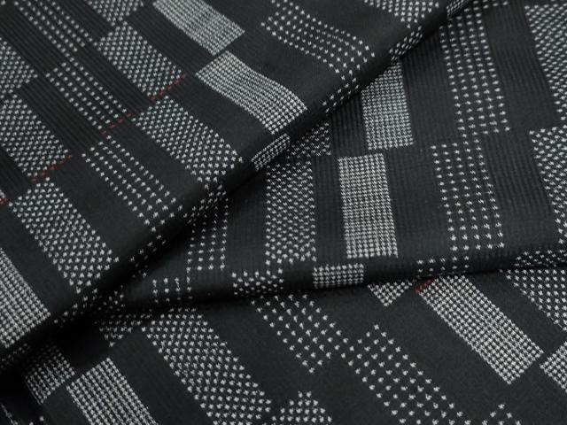 平和屋着物●本場大島紬 7マルキ 横段吉祥文 正絹 逸品 未使用 CABB4766yc