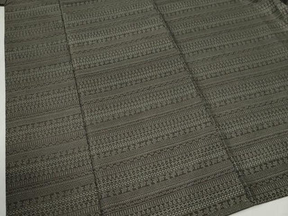 平和屋着物●男性 本場染大島紬 横段吉祥草花文 正絹 逸品 CABB4774yc