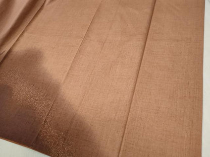平和屋着物●中国三大刺繍 相良刺繍 訪問着 紬地 竜田川花文 正絹 逸品 CABB4777yc