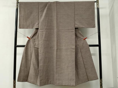 平和屋着物●男性 紬 霞文 正絹 逸品 CABB4785yc