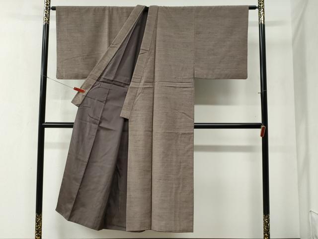 平和屋着物●男性 紬 霞文 正絹 逸品 CABB4785yc