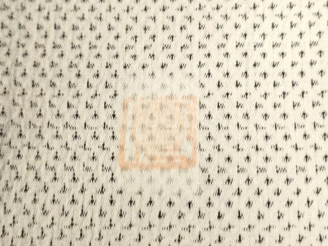 平和屋着物●本塩沢 やまだ織 訪問着 染色作家 桐村博 訪問着 遠山吉祥文 正絹 逸品 CABB4789yc