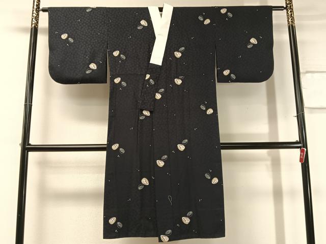 平和屋着物●長襦袢　無双仕立て　ぽっくり下駄　舞桜　正絹　逸品　CABB4804vp 平和屋着物○長襦袢 無双仕立て ぽっくり下駄 舞桜 正絹 逸品 CABB4804vp