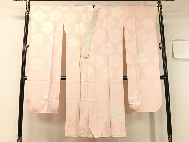 平和屋着物●振袖用長襦袢　袷　絞り　梅地紋　正絹　逸品　CABB4852vp 平和屋着物○振袖用長襦袢 袷 絞り 梅地紋 正絹 逸品 CABB4852vp