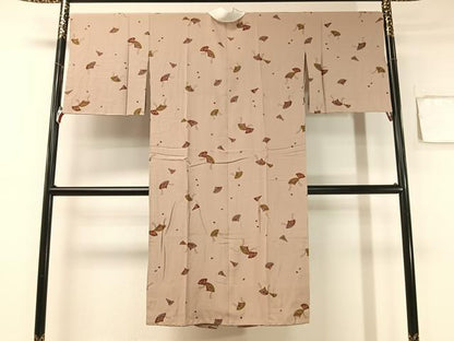 平和屋着物●長襦袢 無双仕立て 檜扇花文 金彩 正絹 逸品 CABB4870vp