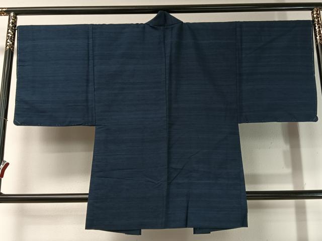 平和屋着物●男性　紬　アンサンブル　霞文　正絹　逸品　未使用　CABB4957vp