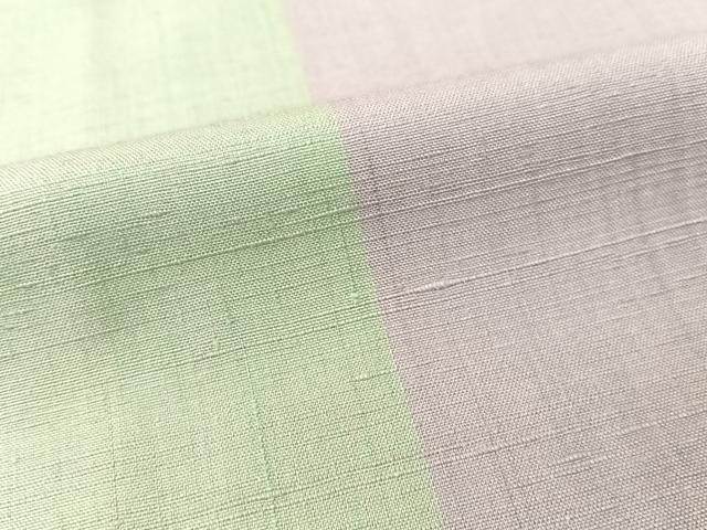 平和屋着物○紅花紬 米沢 間道 正絹 逸品 未使用 CABB4979vp