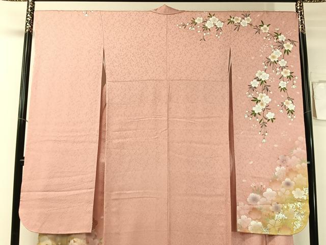 平和屋着物○豪華振袖 梅 暈し染め 金彩 仮絵羽 逸品 未