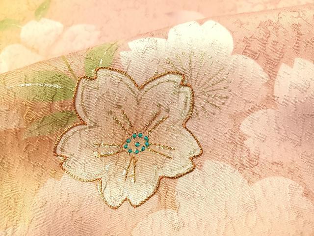 平和屋着物○京都丸紅 Kamishibai 振袖 駒刺繍 吉祥花鞠文 暈し