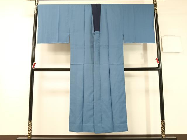 平和屋着物●男性　長襦袢　無双仕立て　東海道五拾三次　暈し染め　金彩　洗える着物　未使用　CABB4994vp