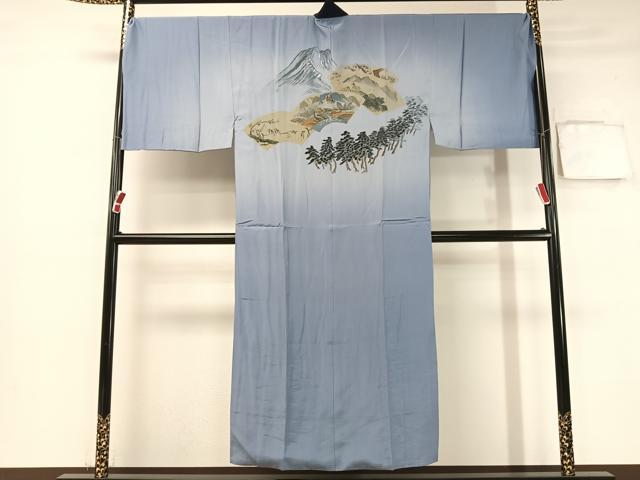 平和屋着物○男性 長襦袢 袷 唐草文 正絹 逸品 DAAZ7064ud