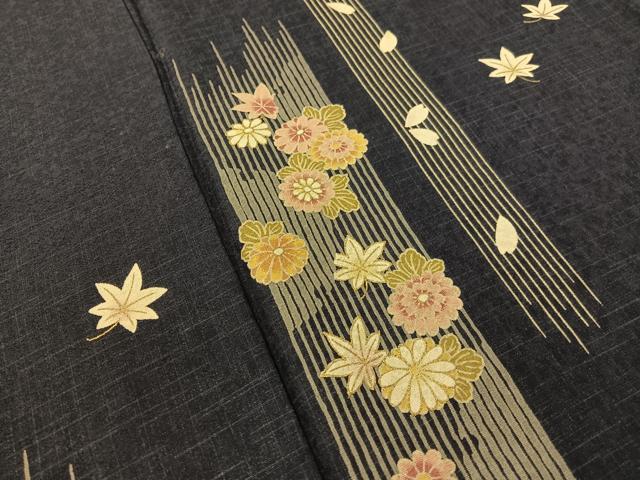 平和屋着物●訪問着　舞花文　金彩　正絹　逸品　CABB5026vp 平和屋着物○訪問着 舞花文 金彩 正絹 逸品 CABB5026vp