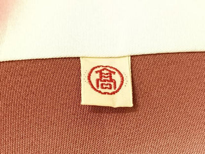 平和屋着物●世界的人形師 辻村寿三郎 ジュサブロー 色留袖 舞桜地紋 暈し染め 高島屋扱い 反端付き 正絹 逸品 CABB5032vp