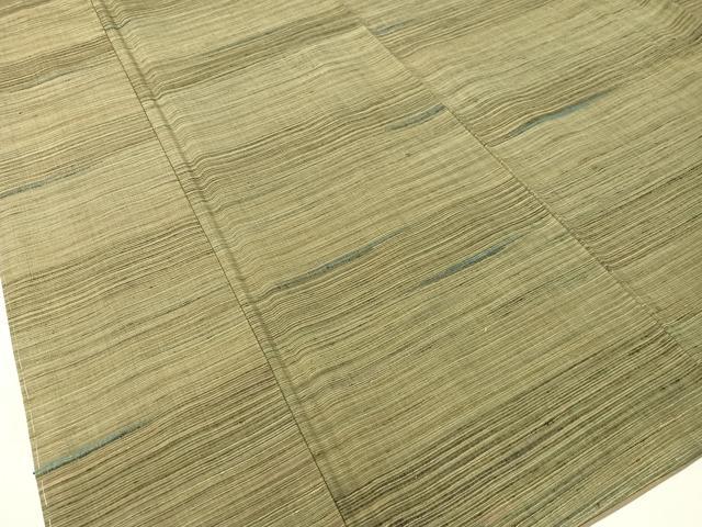 平和屋着物●郡上紬　草木染　霞文　たとう紙付き　正絹　逸品　未使用　CABB5033vp