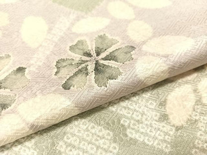 平和屋着物●訪問着　絞り　舞花文　正絹　逸品　CABB5042vp