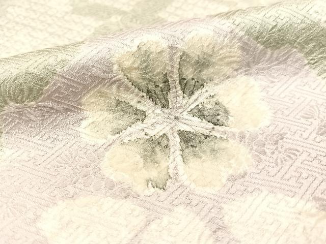 平和屋着物●訪問着　絞り　舞花文　正絹　逸品　CABB5042vp