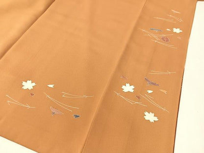 平和屋着物●訪問着 吹寄せ花文 暈し染め 金彩 やまと誂製 正絹 逸品 CABB5047vp