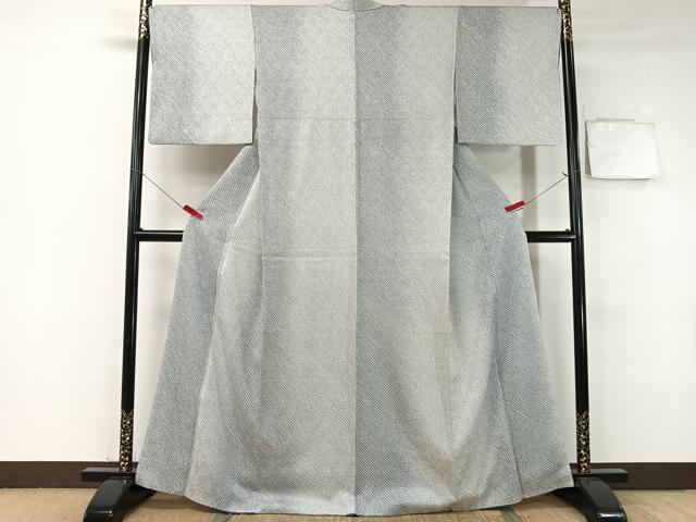 平和屋着物●大変加工の良い総絞り小紋 正絹 逸品 CABB5052vp