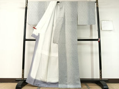 平和屋着物●大変加工の良い総絞り小紋 正絹 逸品 CABB5052vp