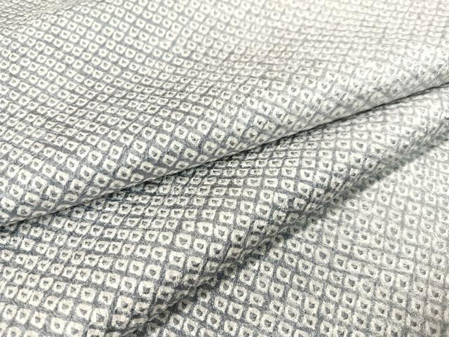 平和屋着物●大変加工の良い総絞り小紋 正絹 逸品 CABB5052vp