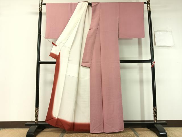 平和屋着物●江戸小紋 行儀 落款有り 正絹 逸品 CABB5057vp