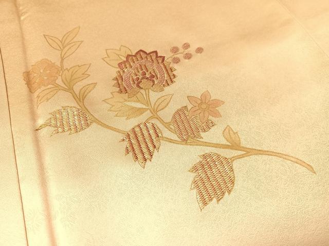 平和屋着物●訪問着 竹屋町刺繍 更紗花蝶文 暈し染め 金彩 正絹 逸品 CABB5058vp