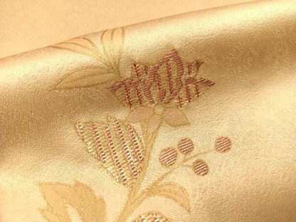 平和屋着物●訪問着 竹屋町刺繍 更紗花蝶文 暈し染め 金彩 正絹 逸品 CABB5058vp