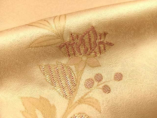 平和屋着物●訪問着 竹屋町刺繍 更紗花蝶文 暈し染め 金彩 正絹 逸品 CABB5058vp