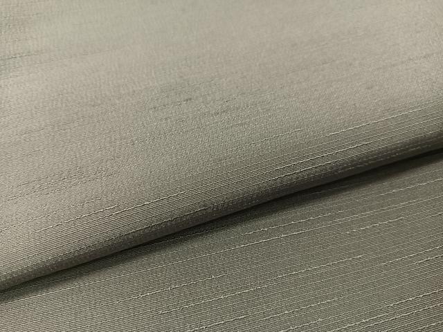 平和屋着物●男性 紬・羽織・長襦袢セット 着物：灰色 羽織：墨色 正絹 逸品 CABB5060vp