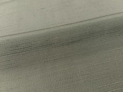 平和屋着物●男性 紬・羽織・長襦袢セット 着物：灰色 羽織：墨色 正絹 逸品 CABB5060vp